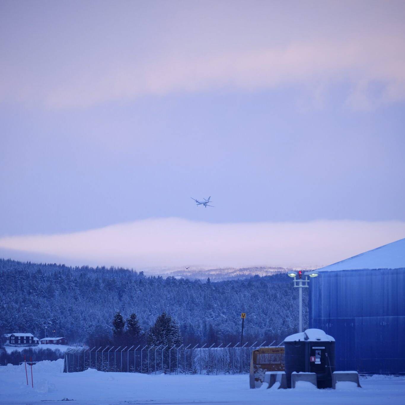 Landing på Røros Lufthavn. Foto: Tom Gustavsen